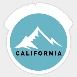 Sierra Nevada California - Sierra Nevada Ski Snowboard Mountain California Yosemite Travel Sticker